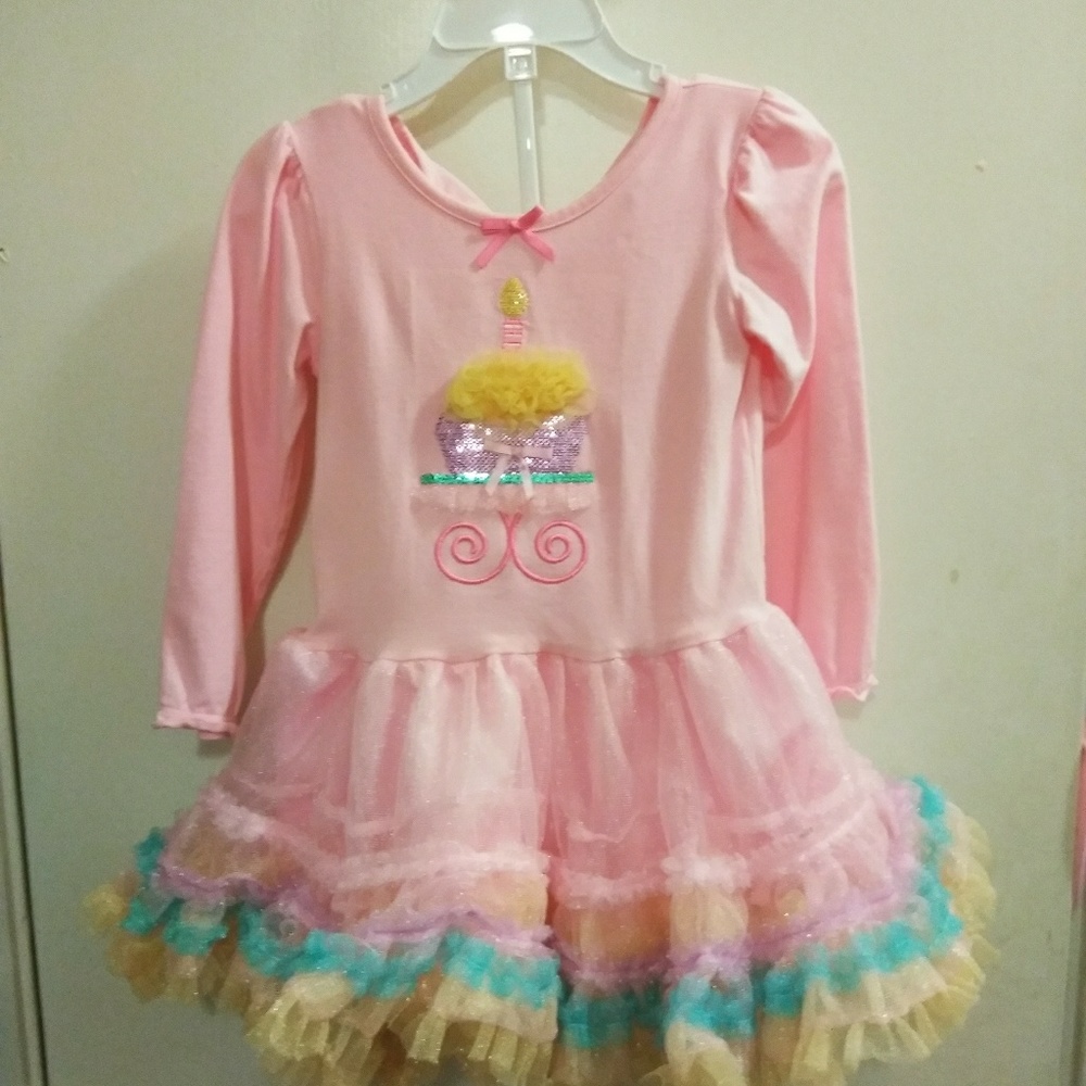 New 1st birthday long sleeve dresd
